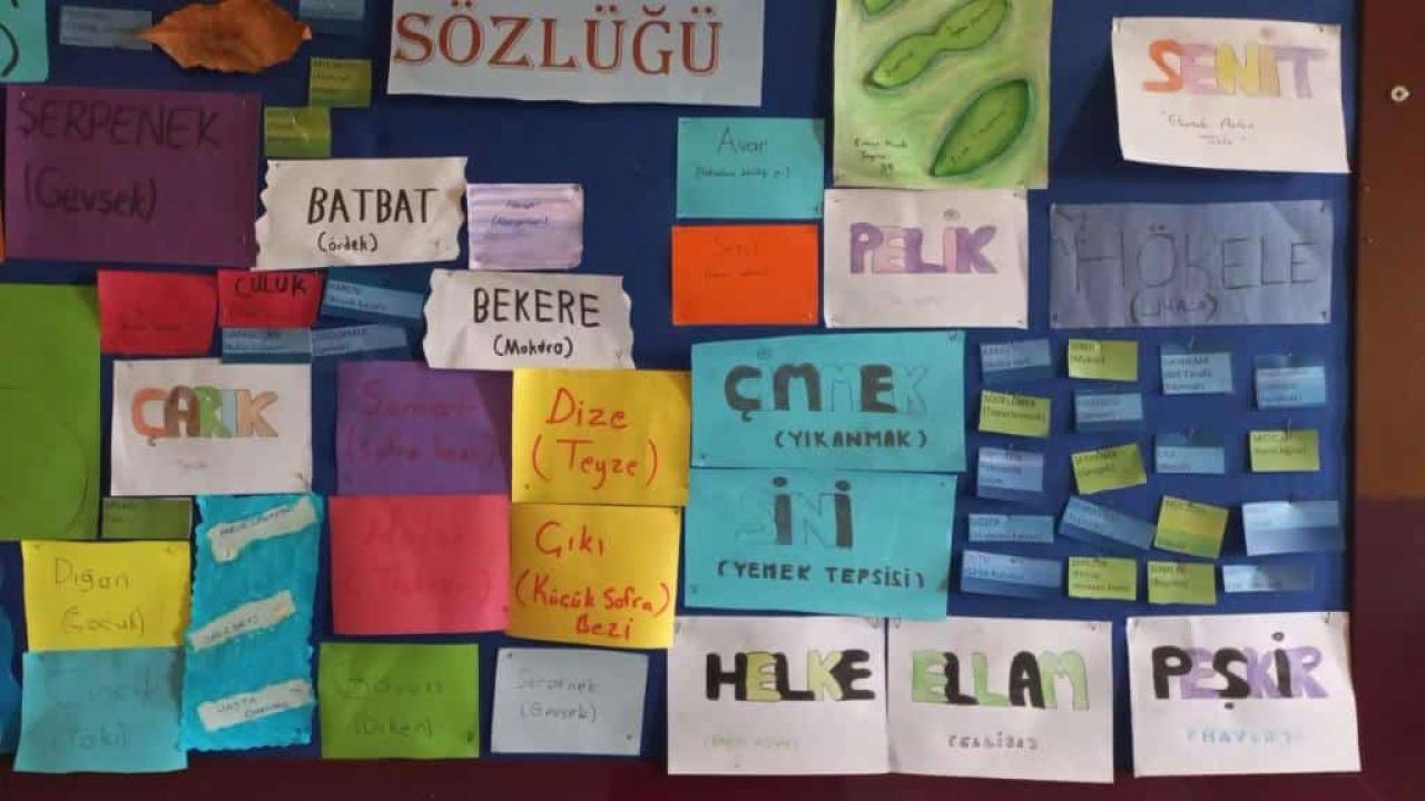 Karaman TOKİ Anadolu Lisesi Öğrencilerinden “Yerel Sözlük” Projesi