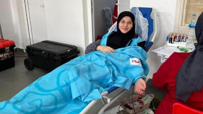 Kızılay Haftasında Gönüllü Gençlerden Anlamlı Destek