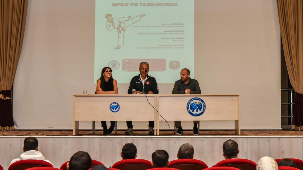 KMÜ’de “Öğrencilik Hayatında Spor ve Tekvando” Etkinliği Düzenlendi
