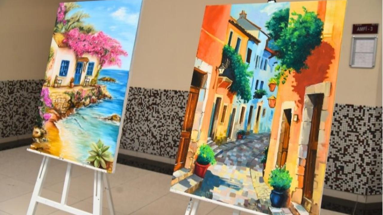 “Mustafa Diğler ve Öğrencileri Resim Sergisi” Sanatseverlerle Buluştu