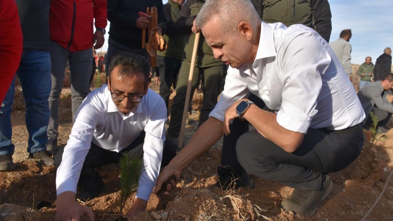 Öğretmenler Günü Hatıra Ormanı İçin Fidanlar Toprakla Buluştu