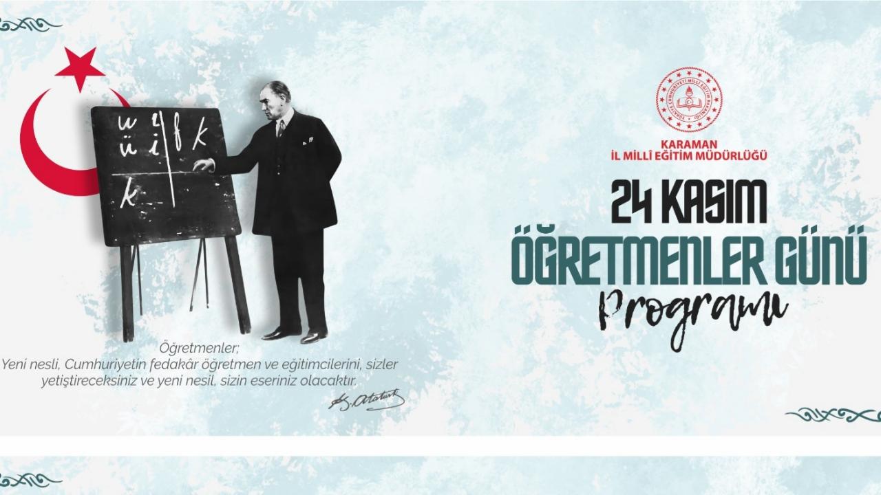 Öğretmenler Günü programı belli oldu