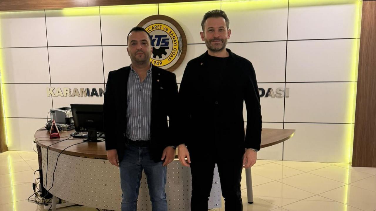 TOBB Genç Girişimciler Kurulu İç Anadolu Bölge Başkanı Faruk Sarıalp’ten Karaman Genç Girişimciler Kurulu’na Ziyaret