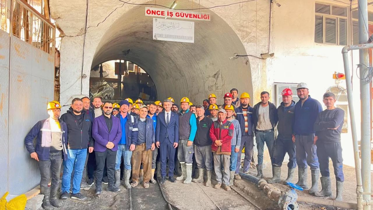 Ermenek Belediye Başkanı Bozcu’dan Madencilere Anlamlı Ziyaret