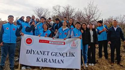 Gençler Ağaç Dikim Etkinliğine Katıldı