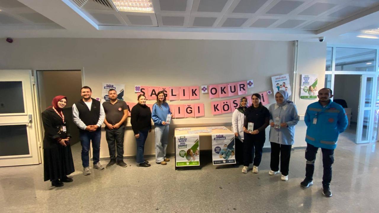 Hastanede Sağlık Okuryazarlığı Köşesi Oluşturuldu