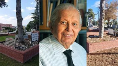 Karaman'da bu da oldu. Şair Bekir Sıtkı Erdoğan’ın Mezarı Yanındaki Şiir Bloğu Çalındı