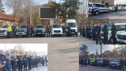 Karaman'da Jandarma ve Polise Tahsis Edilen 51 Araç Hizmete Alındı