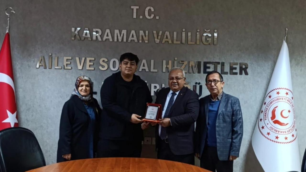 Karaman’da Koruyucu Aile Yanında Büyüyen Genç Judocu Büyük Gurur Yaşattı