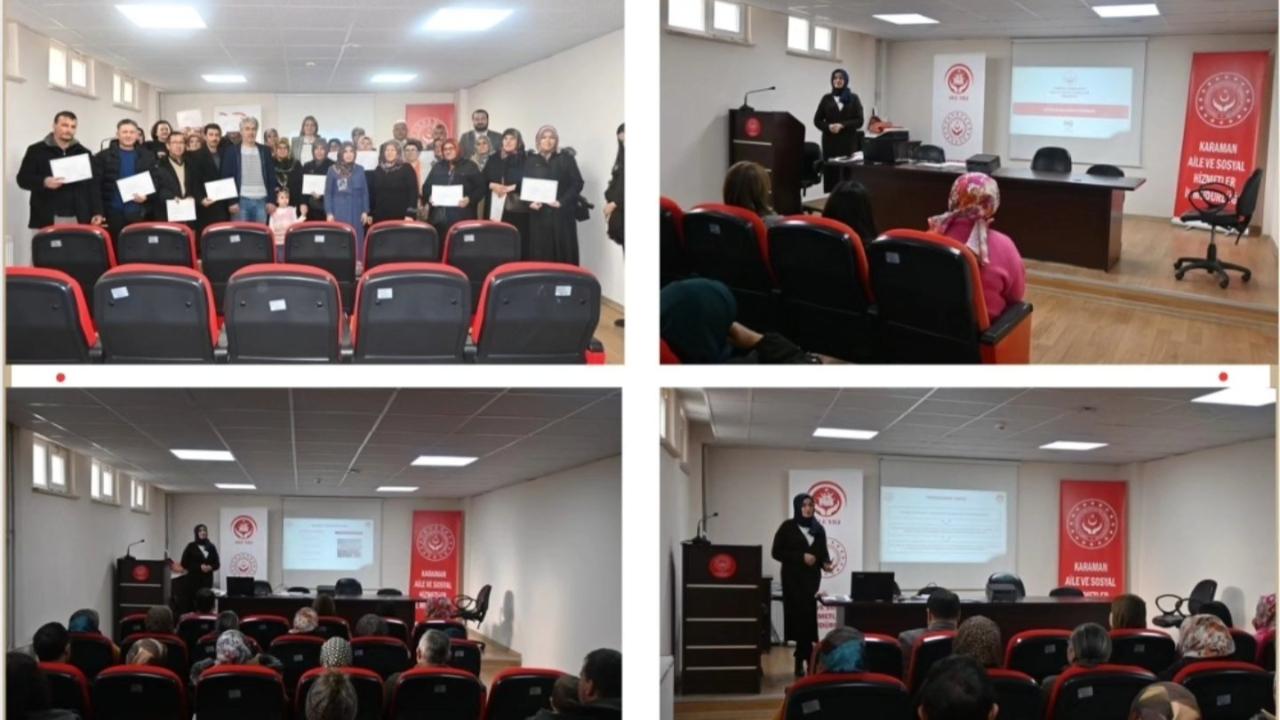 Karaman'da Modüler Aile Eğitim Programı Düzenledi