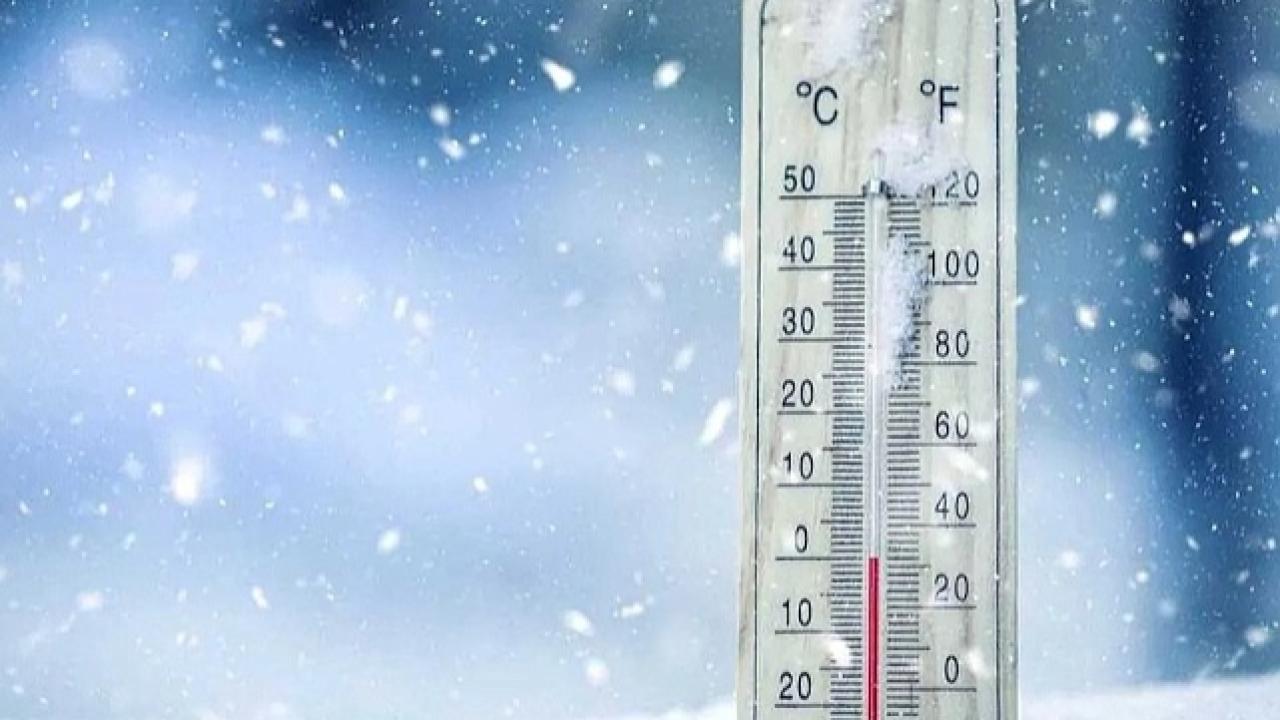 Karaman'da Termometreler Eksi 12'yi Gösterdi