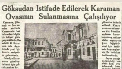 Karaman’ın Su Sorunu 90 Yıldır Gündemde Ziraat Odası Başkanı Mehmet Bayram: “Dün hayaldi, bugün hayatta kalma meselesi”