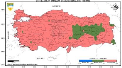 Kasım Ayı Sıcak Geçti: Karaman’da Sıcaklıklar Mevsim Normallerinin Üzerine Çıktı