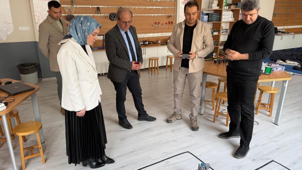 Kaymakam Vekili Çakır’dan Ermenek BİLSEM’e Ziyaret