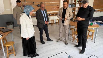 Kaymakam Vekili Çakır’dan Ermenek BİLSEM’e Ziyaret