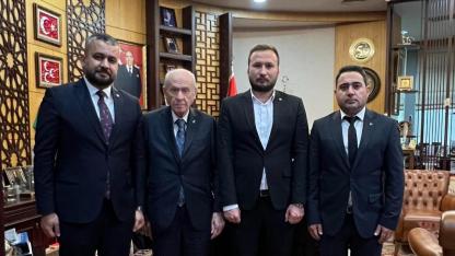 MHP Genel Başkanı Bahçeli'yi Ziyaret Ettiler