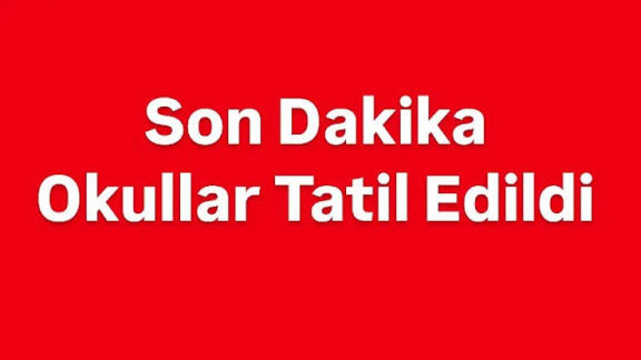 Öğrencilere Müjde! Karaman'da Okullar Tatil Edildi