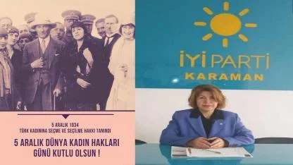 Özdoğru; “Kadın Hakları, Siyasetin Pazarlık Konusu Değil, Cumhuriyetimizin Sözüdür”