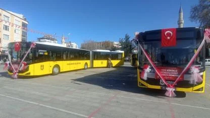 Karaman'da Yeni Körüklü Otobüsler Seferde