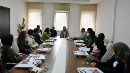 Anadolu Lisesi Kız Voleybol Takımından Çalışkan'a Ziyaret