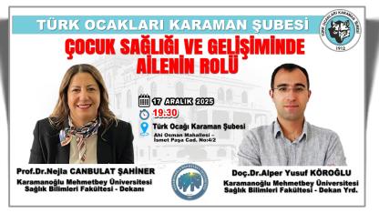 "Çocuk Sağlığı ve Gelişiminde Ailenin Rolü" Programına Davet