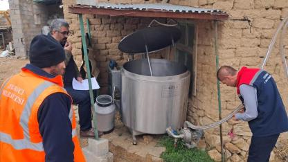 Süt Üreticileri Denetlendi