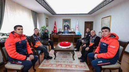 AFAD 16 Yaşında! Vali Çiçekli, Yetkilileri Makamında Ağırladı