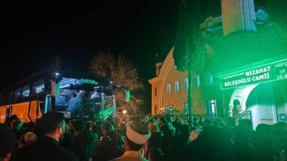 Ermenek'te Umre Yolcuları Uğurlandı