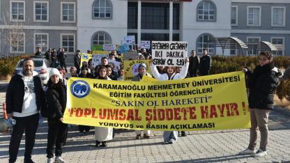 Öğrenciler Toplumsal Şiddete Dikkat Çektiler