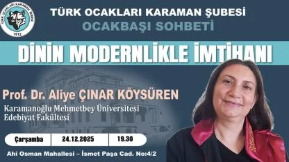 Dinin Modernlikle İmtihanı Konulu Program Düzenlenecek