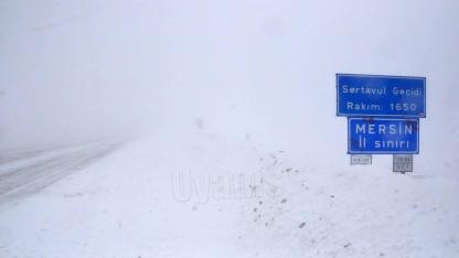 Sertavul Geçidi Ulaşıma Kapandı