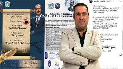 Şiir Yarışmasında Üçüncülük Ödülü Karaman’a