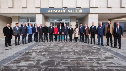 AK Parti Karaman Teşkilatından Vali Hayrettin Çiçek’e Ziyaret