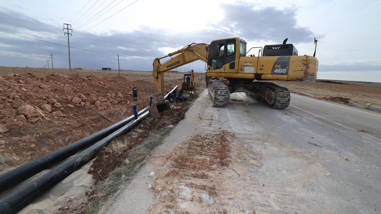 Çevre Yolu Çalışması Nedeniyle İçme Suyu Hattı Yenileniyor