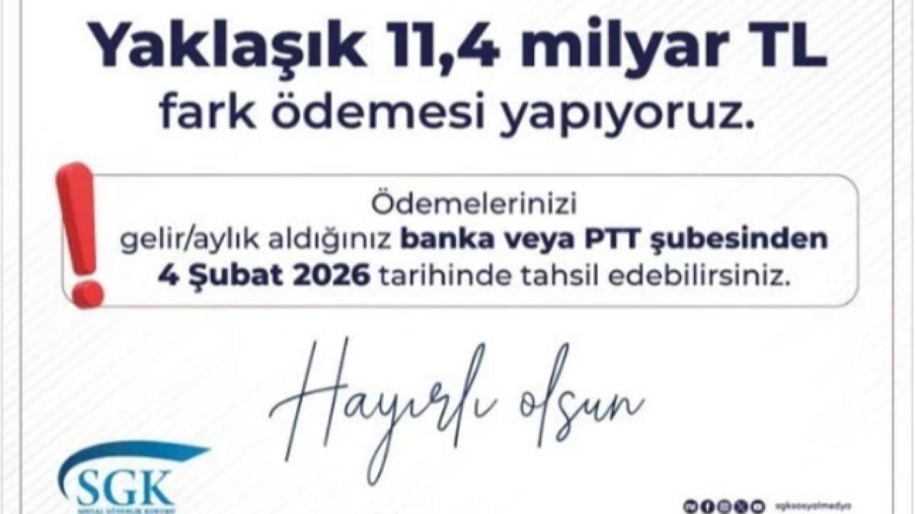 Emekli Maaşı Zam Farkları Çarşamba Günü Yatacak