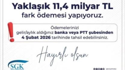 Emekli Maaşı Zam Farkları Çarşamba Günü Yatacak