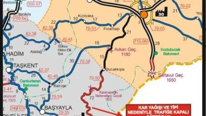 Kar ve Tipi Ulaşımı Olumsuz Etkiledi: İki Yol Trafiğe Kapatıldı