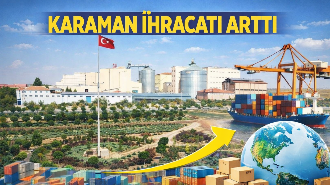 Karaman Aralık Ayında 29 milyon Dolarlık İhracat Gerçekleştirdi
