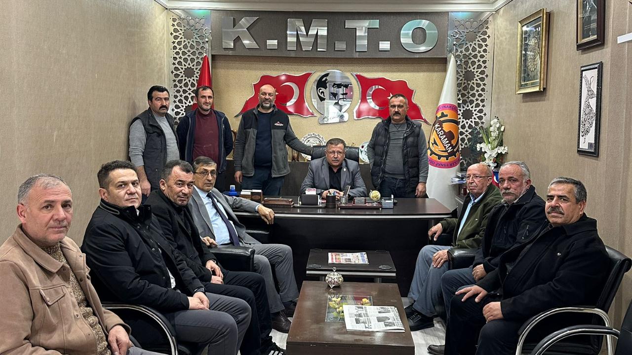 Karaman Ticaret Borsası'ndan Başkan Özbay’a ziyaret