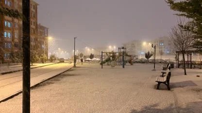 Karaman’da Eğitime Kar Molası