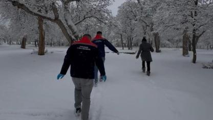 Karaman'da Yaban Hayvanları İçin Doğaya Yem Bırakıldı