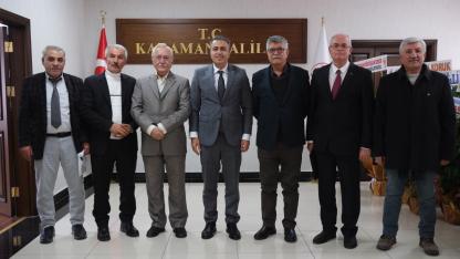 Karamanlı Şair ve Yazarlardan Vali Çiçek'e Ziyaret