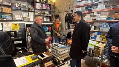 Kaymakam Çam’dan Esnaf ve Hane Ziyaretleri