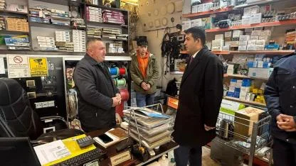 Kaymakam Çam’dan Esnaf ve Hane Ziyaretleri