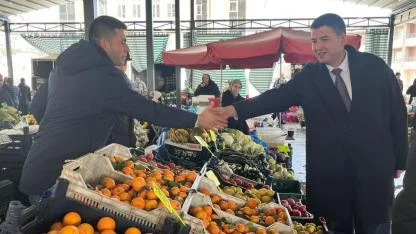 Kaymakam Çam’dan Pazar Ziyareti