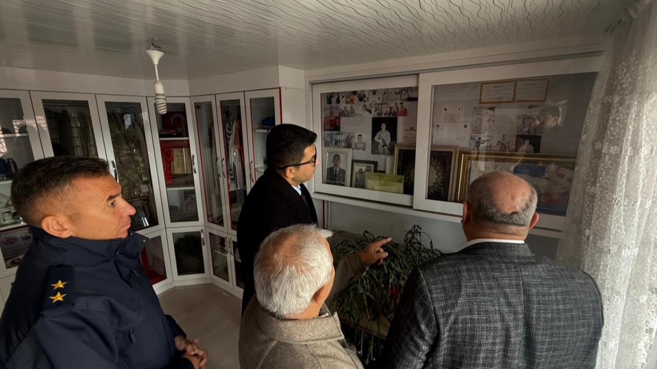 Kaymakam Çam’dan Şehit Kızılca’nın Ailesine Ziyaret