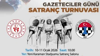 Gazeteciler Günü Satranç Turnuvası Düzenlenecek