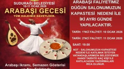 Sudurağı Belediyesi’nden Arabaşı Gecesi