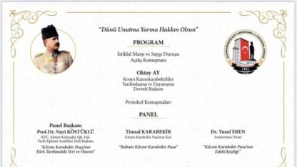 Dünü Unutma Yarına Hakkın Olsun Paneline Davet