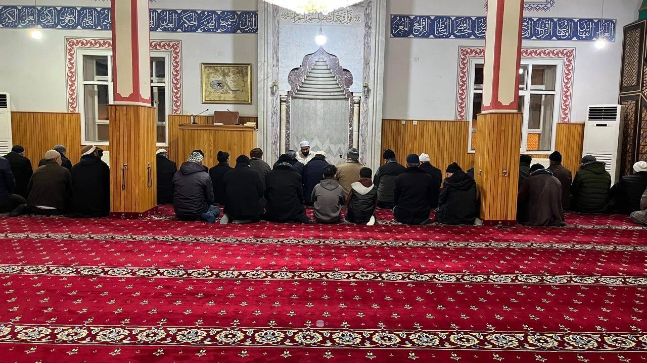 Sarıveliler'de Sabah Namazı Buluşması Düzenlendi